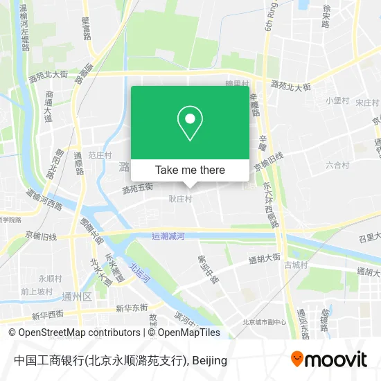 中国工商银行(北京永顺潞苑支行) map