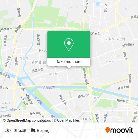 珠江国际城二期 map