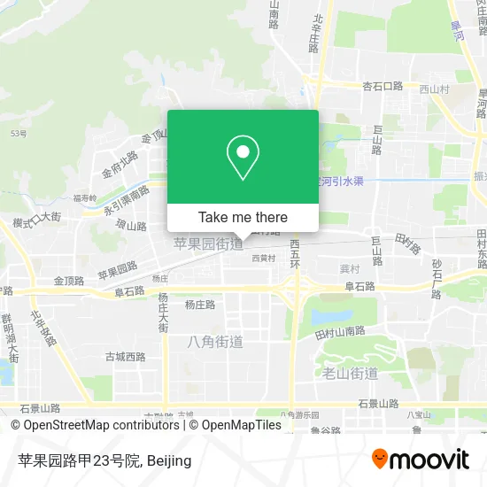 苹果园路甲23号院 map