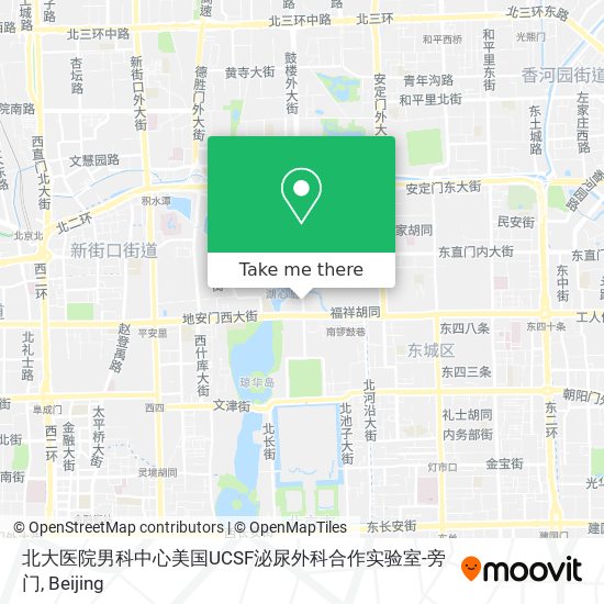 北大医院男科中心美国UCSF泌尿外科合作实验室-旁门 map