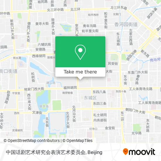 中国话剧艺术研究会表演艺术委员会 map
