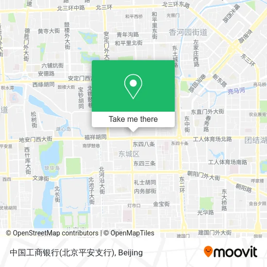 中国工商银行(北京平安支行) map