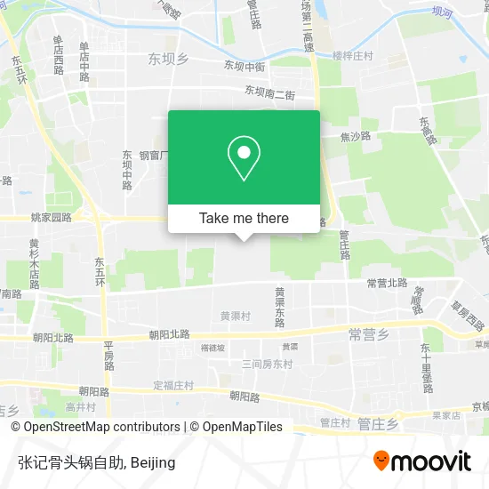 张记骨头锅自助 map