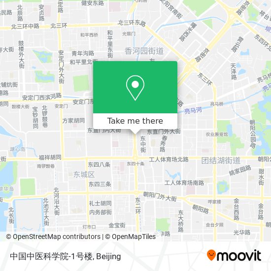 中国中医科学院-1号楼 map