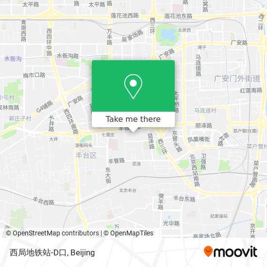 西局地铁站-D口 map
