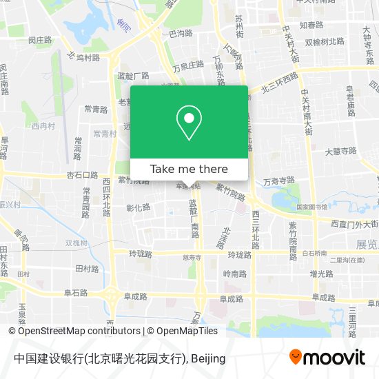 中国建设银行(北京曙光花园支行) map