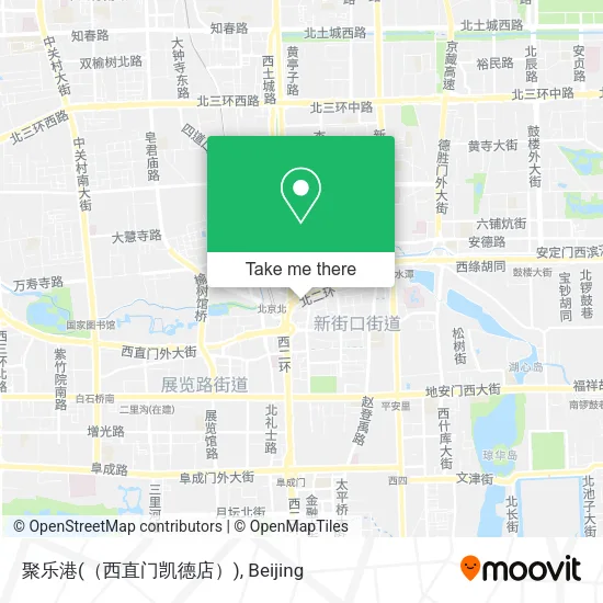 聚乐港(（西直门凯德店）) map