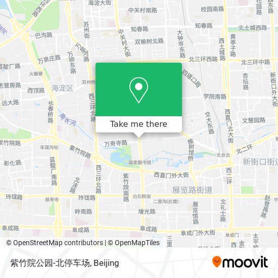 紫竹院公园-北停车场 map