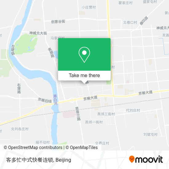 客多忙中式快餐连锁 map