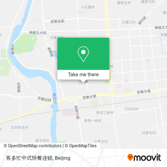 客多忙中式快餐连锁 map