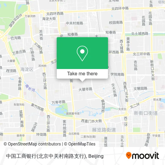 中国工商银行(北京中关村南路支行) map