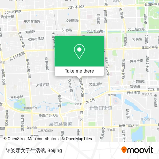 铂姿娜女子生活馆 map