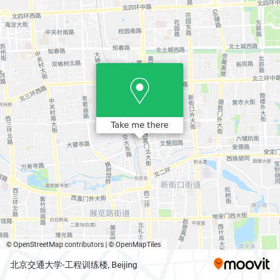 北京交通大学-工程训练楼 map