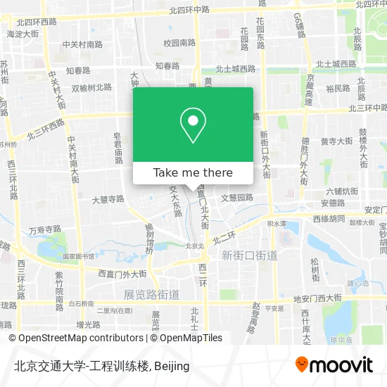 北京交通大学-工程训练楼 map