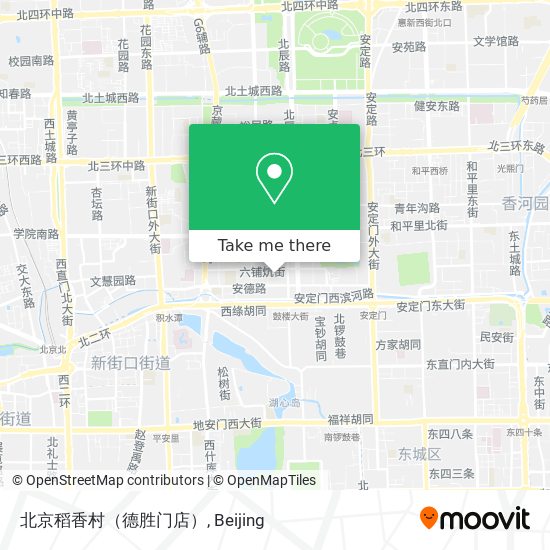 北京稻香村（德胜门店） map