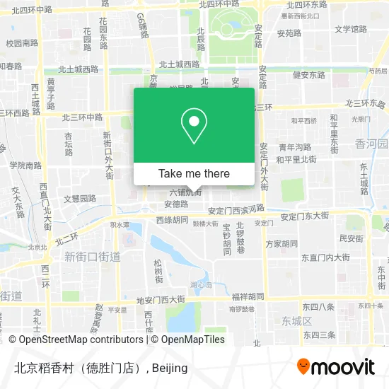 北京稻香村（德胜门店） map