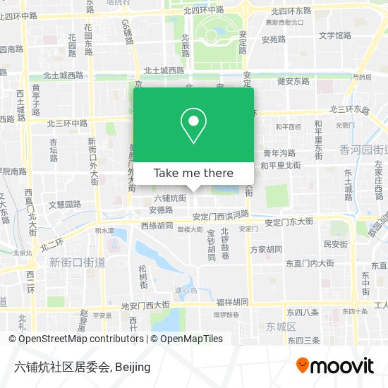 六铺炕社区居委会 map