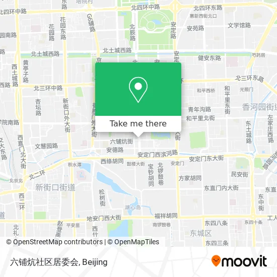 六铺炕社区居委会 map