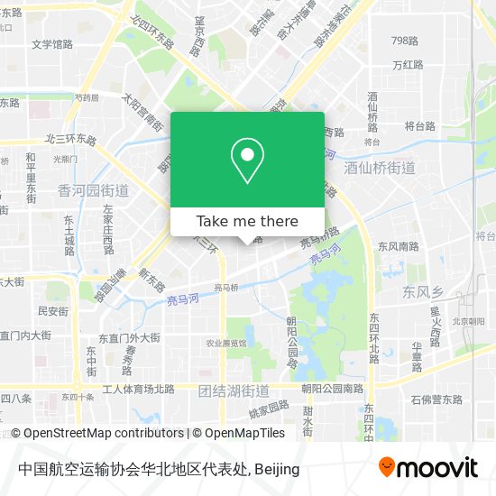 中国航空运输协会华北地区代表处 map