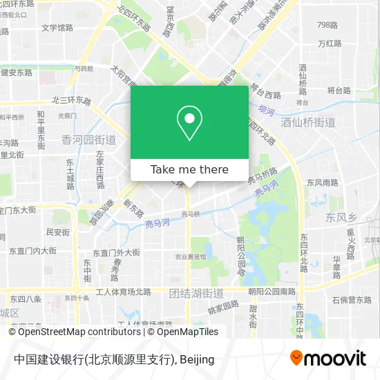 中国建设银行(北京顺源里支行) map