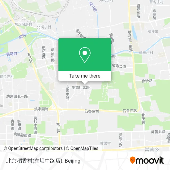 北京稻香村(东坝中路店) map