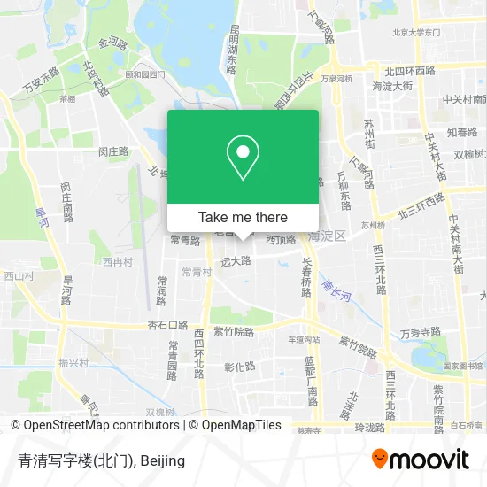 青清写字楼(北门) map