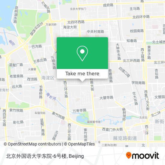北京外国语大学东院-6号楼 map