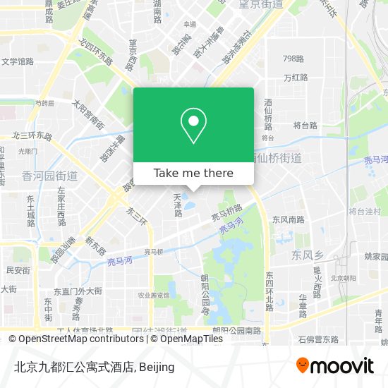 北京九都汇公寓式酒店 map