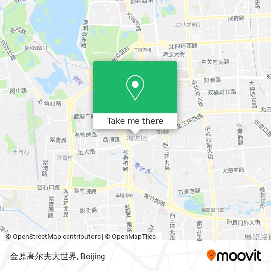 金原高尔夫大世界 map