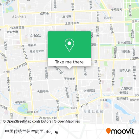 中国传统兰州牛肉面 map