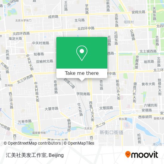 汇美社美发工作室 map