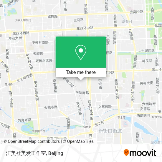 汇美社美发工作室 map