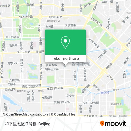 和平里七区-7号楼 map
