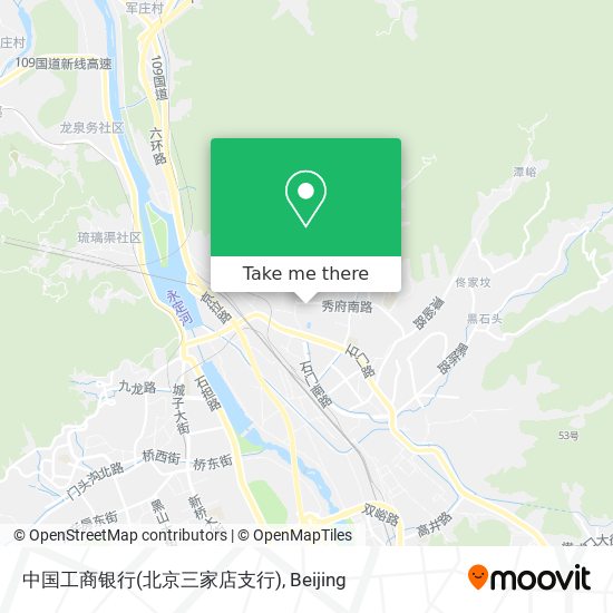 中国工商银行(北京三家店支行) map