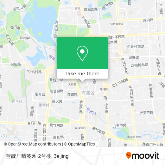 蓝靛厂晴波园-2号楼 map