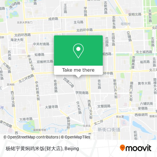 杨铭宇黄焖鸡米饭(财大店) map