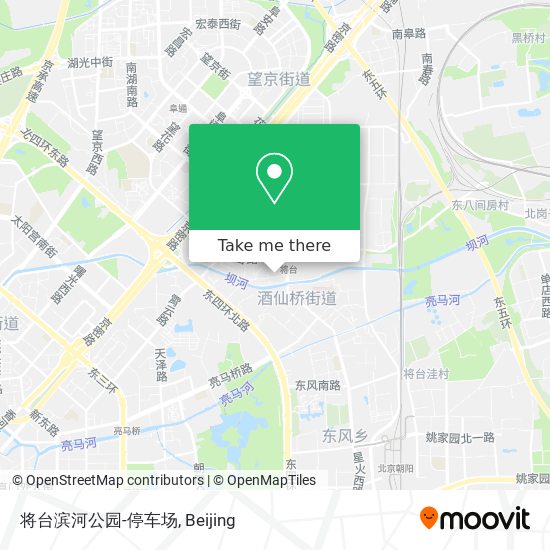 将台滨河公园-停车场 map