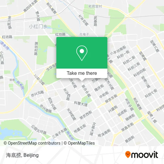海底捞 map