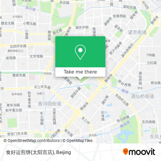 食好运煎饼(太阳宫店) map