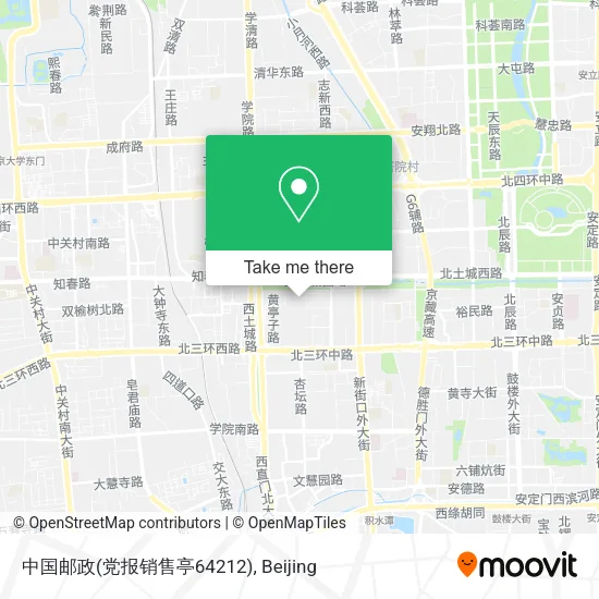 中国邮政(党报销售亭64212) map