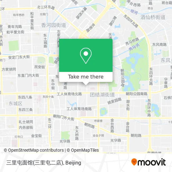 三里屯面馆(三里屯二店) map