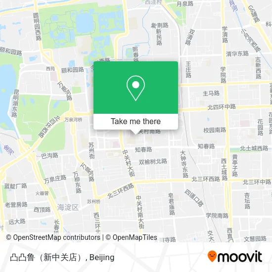 凸凸鲁（新中关店） map