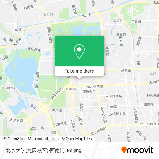北京大学(燕园校区)-西南门 map