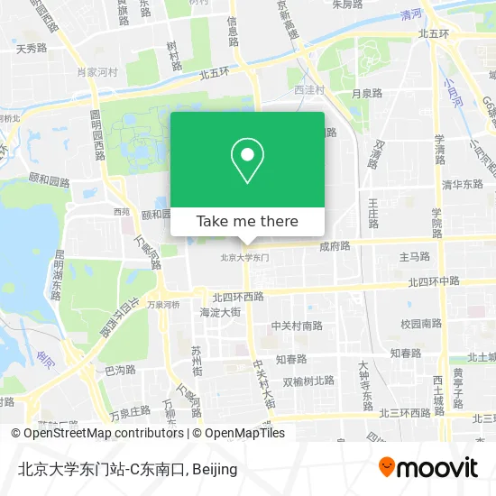 北京大学东门站-C东南口 map