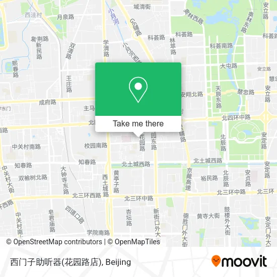 西门子助听器(花园路店) map