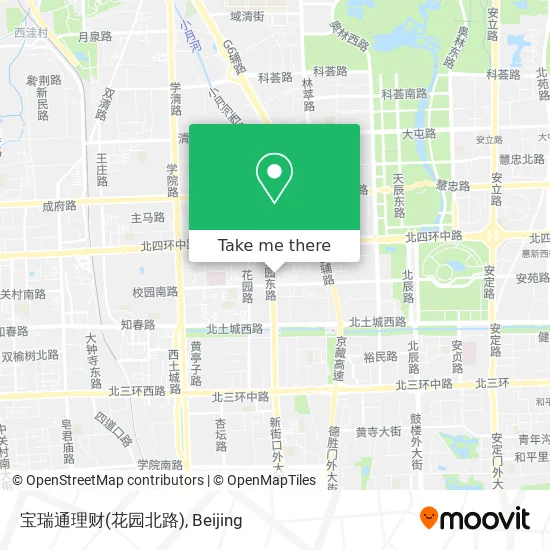 宝瑞通理财(花园北路) map