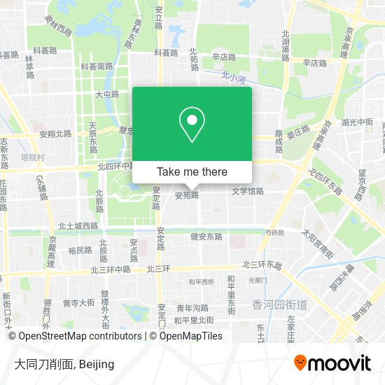 大同刀削面 map