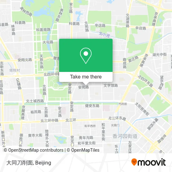 大同刀削面 map