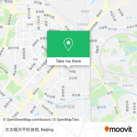 京吉顺兴平价旅馆 map