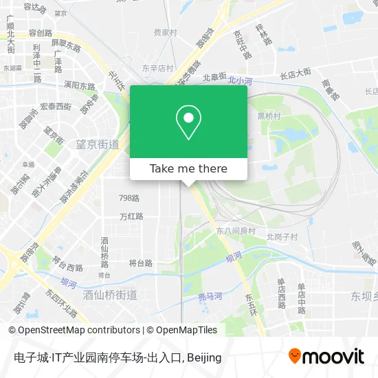电子城·IT产业园南停车场-出入口 map